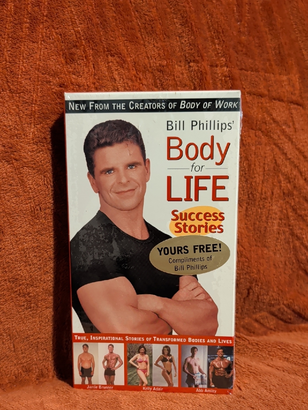 Bill Phillips Body for Life Success Stories VHS - White & Red